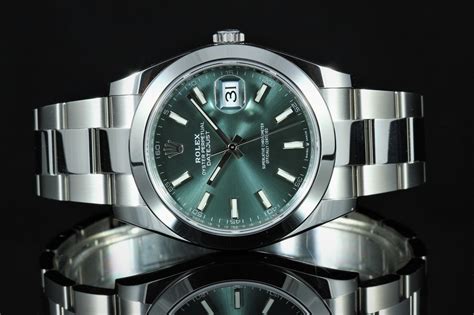 rolex dj41 mint green|rolex datejust 41 woman.